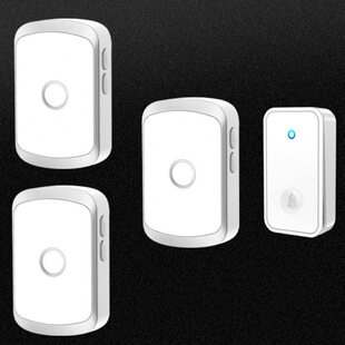 自发电无线电门铃一拖三家用门铃远距离电子智能老人呼叫遥控门铃