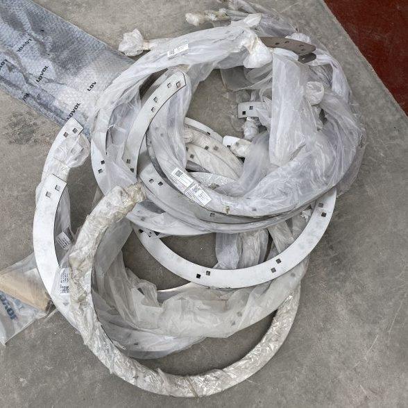 雷沃RG70收割机割台喂入搅龙 左右不绣钢防磨片