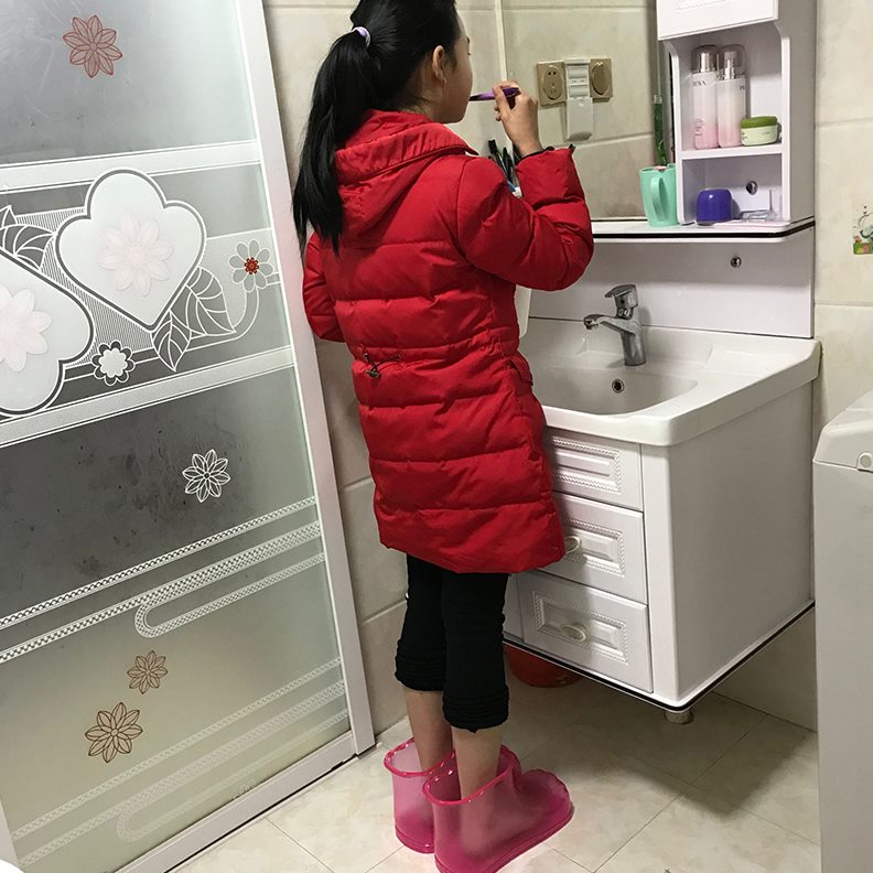 懒人泡脚神器鞋桶足浴盆洗脚拖鞋塑料女高筒靴省水型单保温便携式