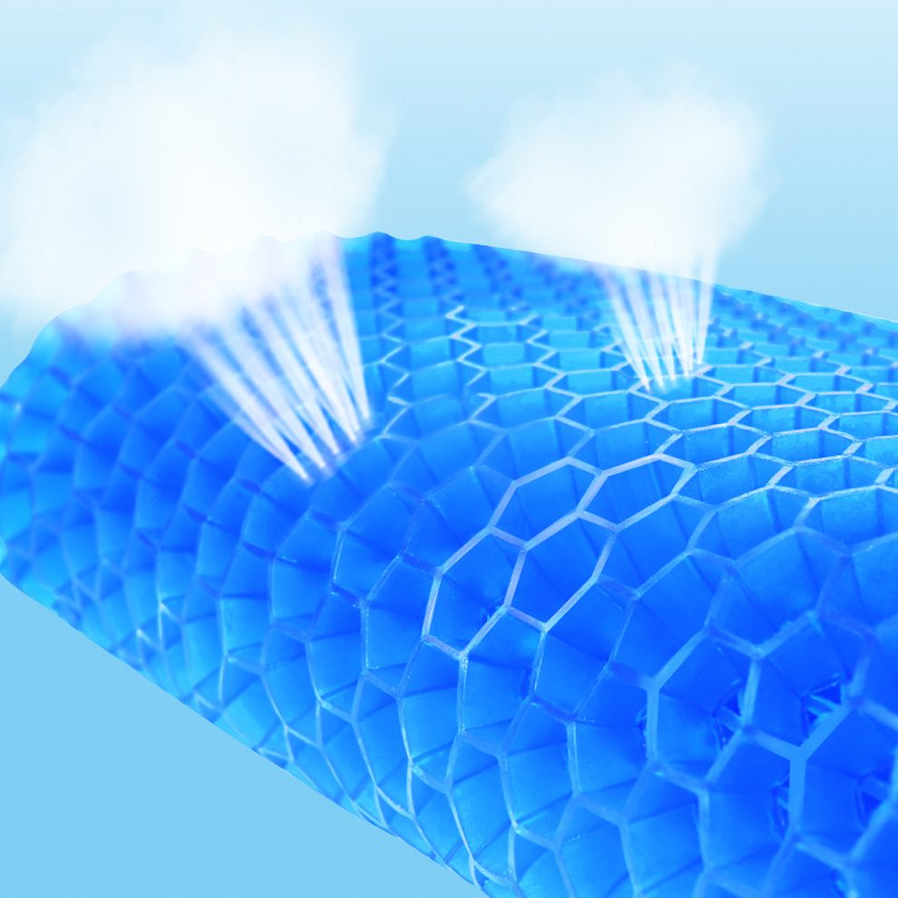 汽车坐垫夏季凉垫单片蜂窝凝胶椅垫硅胶透气冰垫屁屁垫子货车座垫