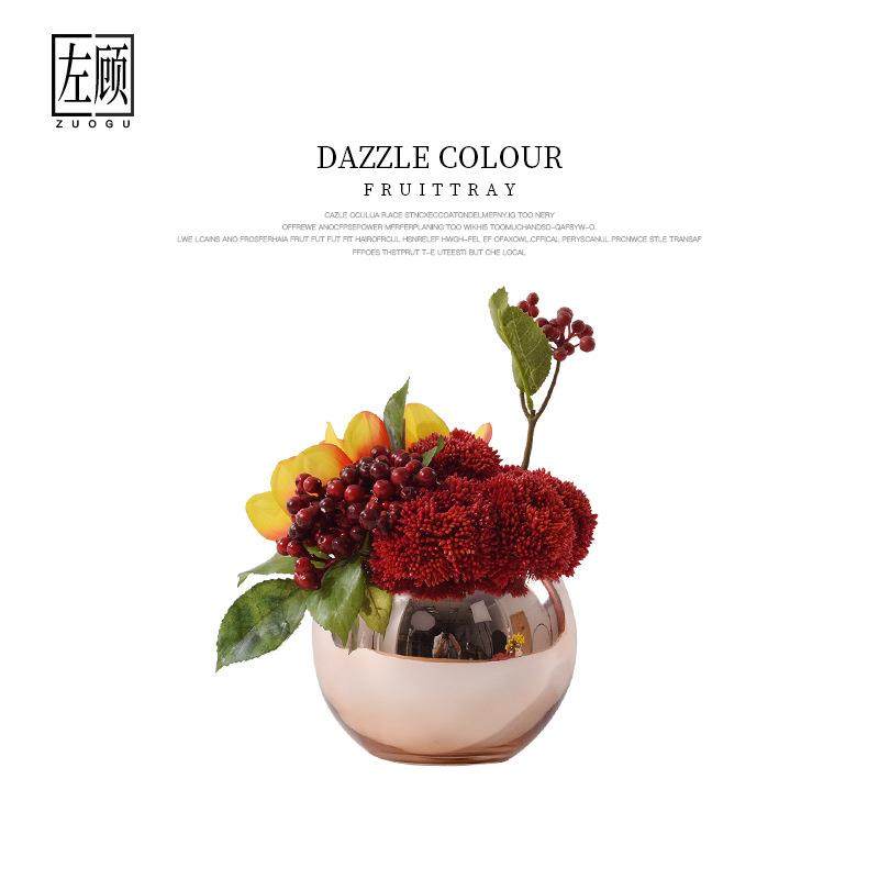 假花仿真花摆设客厅电视柜摆花桌面花艺摆件北欧轻奢样板房餐桌花,特色手工艺,其他特色工艺品,淘宝优惠券,粉丝福利购,淘宝优惠卷