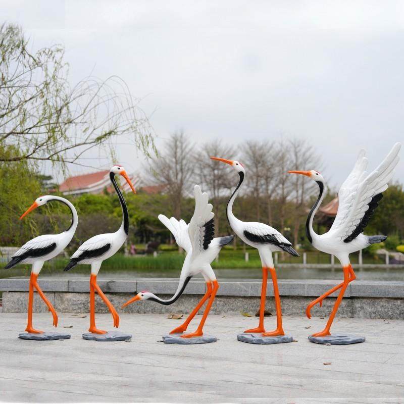 玻璃钢仿真仙鹤雕塑户外园林景观庭院水池假山草坪鸟类装饰品摆件,清洗/食品/商业设备,风口/风叶/风机配件,淘宝优惠券,粉丝福利购,淘宝优惠卷