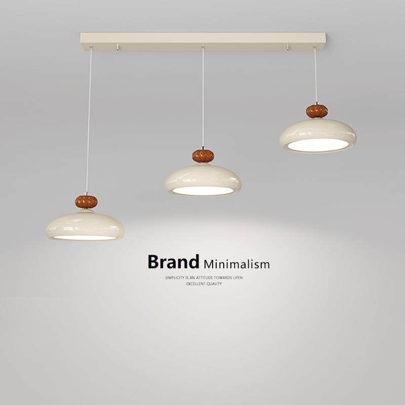 2024新款三头餐厅吊灯奶油风现代简约饭厅灯飞碟全光谱吧台餐桌灯,智能设备,其他智能设备,淘宝优惠券,粉丝福利购,淘宝优惠卷