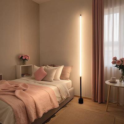 LED落地灯沙发旁边客厅卧室睡眠阅读氛围感装饰房间台灯床头暖光