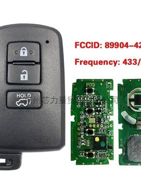 适用丰田RAV43键智能卡BA2EQP488433/434MHz89904-42180车钥匙