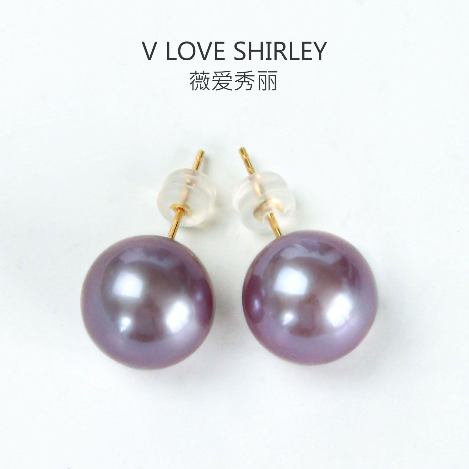 天然淡水爱迪生珍珠耳钉