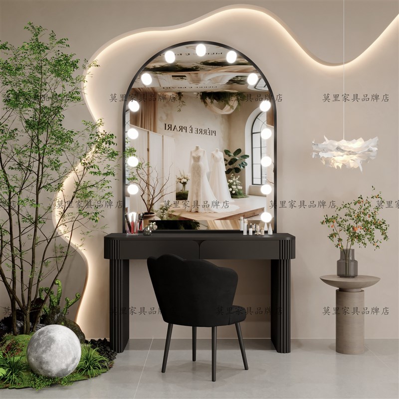 婚纱摄影店专g业带灯化妆台高级美容院纹绣化妆师专用工作室化妆
