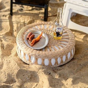 日式榻榻米蒲团坐垫地上草编垫子软坐墩禅修垫家用蒲墩 打坐神器