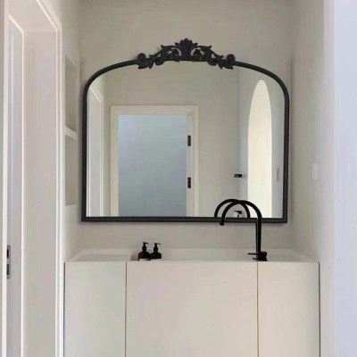 浴室镜家用高级镜子法式复古壁挂卫生间洗漱镜卧室桌面化妆镜定制,住宅家具,化妆镜,淘宝优惠券,粉丝福利购,淘宝优惠卷