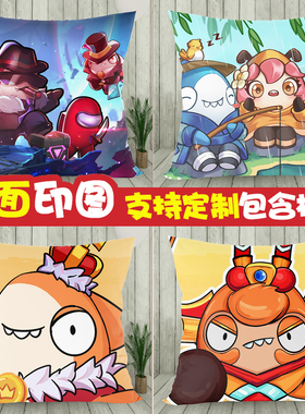 太空杀游戏可爱周边抱枕武士工程师无面人国王狙击手魔术师靠枕头