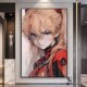 EVA新世纪福音战士明日香绫波丽装 饰画初号机动漫电竞房网咖挂画