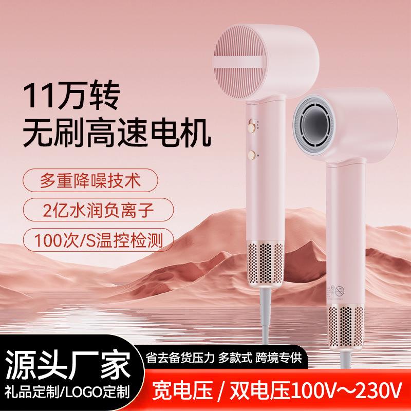 双电压大风力低温速干商用家用高速无刷电机负离子吹风机新款
