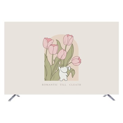 电视机防尘罩盖布家用42寸55寸65壁挂曲屏遮挡2024新款轻奢电视套