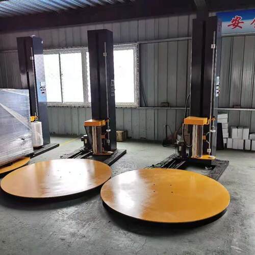 全自动缠绕膜包装打包机 托盘打包机器 薄膜缠绕机