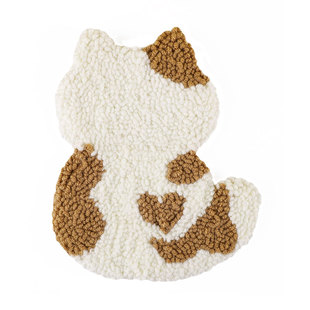 戳戳乐手工diy送女友走心礼物初学者戳戳绣猫咪杯垫送对象材料包