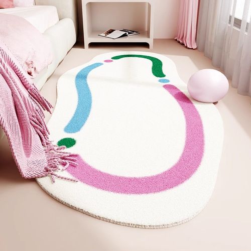 地毯卧室仿羊绒地垫奶油风客厅沙发茶几毯儿童房榻榻米异形可定制
