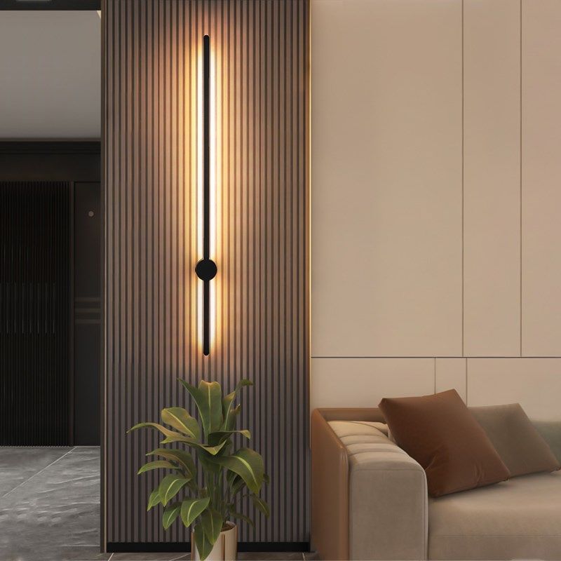 极简长条壁灯客厅格栅电视背景墙装饰氛围灯现代简约卧室床头灯