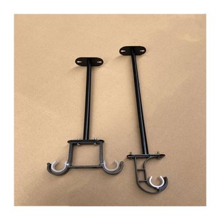 加长窗帘杆顶装支架罗马杆顶装加长支架窗帘杆底座托杆子窗帘固定