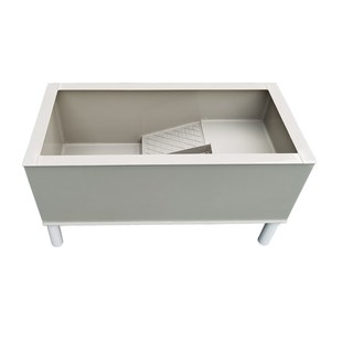 黄缘巴西乌龟专用饲养缸箱池带晒台爬台周转箱环保PP板长方形塑料