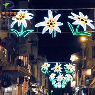 文旅街道主题亮化装饰造型图案艺术灯led过街灯景观灯