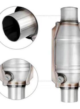 530042进出口通用催化转换器带O2端口和隔热罩用于2英寸排气管