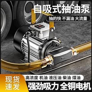 齿轮泵柴油泵家用电抽油泵220v插电自吸抽油机抽液压油大功率