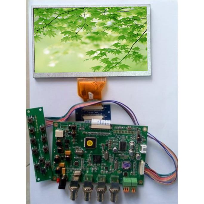 普通7寸SDI液晶彩色数字显示模组支持CVBS及SDI信号输入/输出