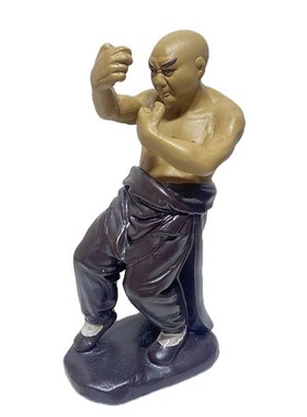 中华武术功夫醉拳陶瓷人物摆件假山E园林盆景花盆可塑树观赏装饰
