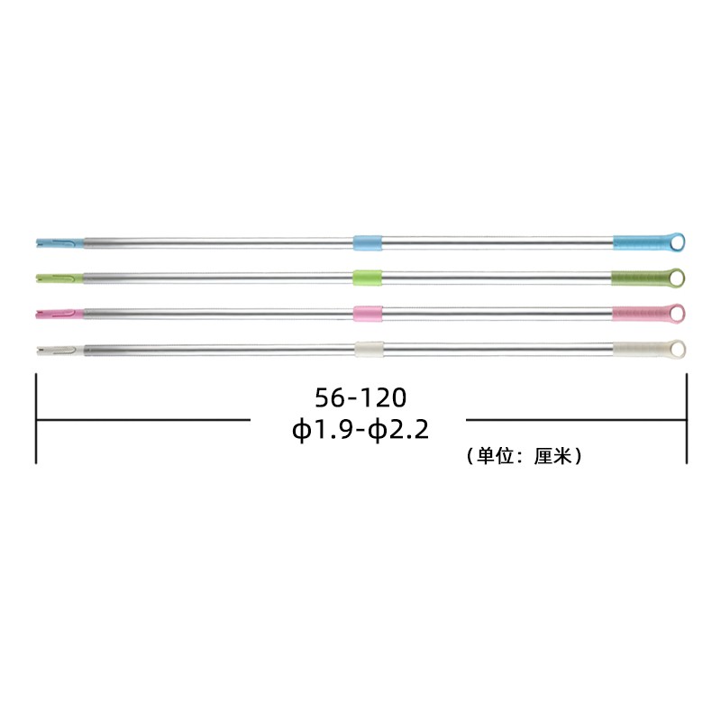 定制加厚加粗拖把杆伸缩杆铝合金杆家政保洁多用途58好康轻喜通用