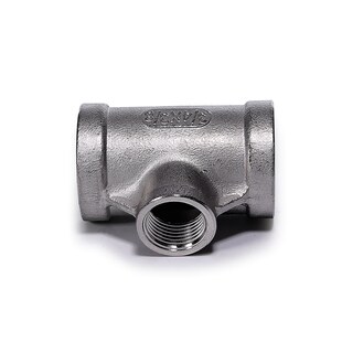 变径内丝三通NPT1 2铸造不锈钢150LB扣304316螺纹天佑管业9025