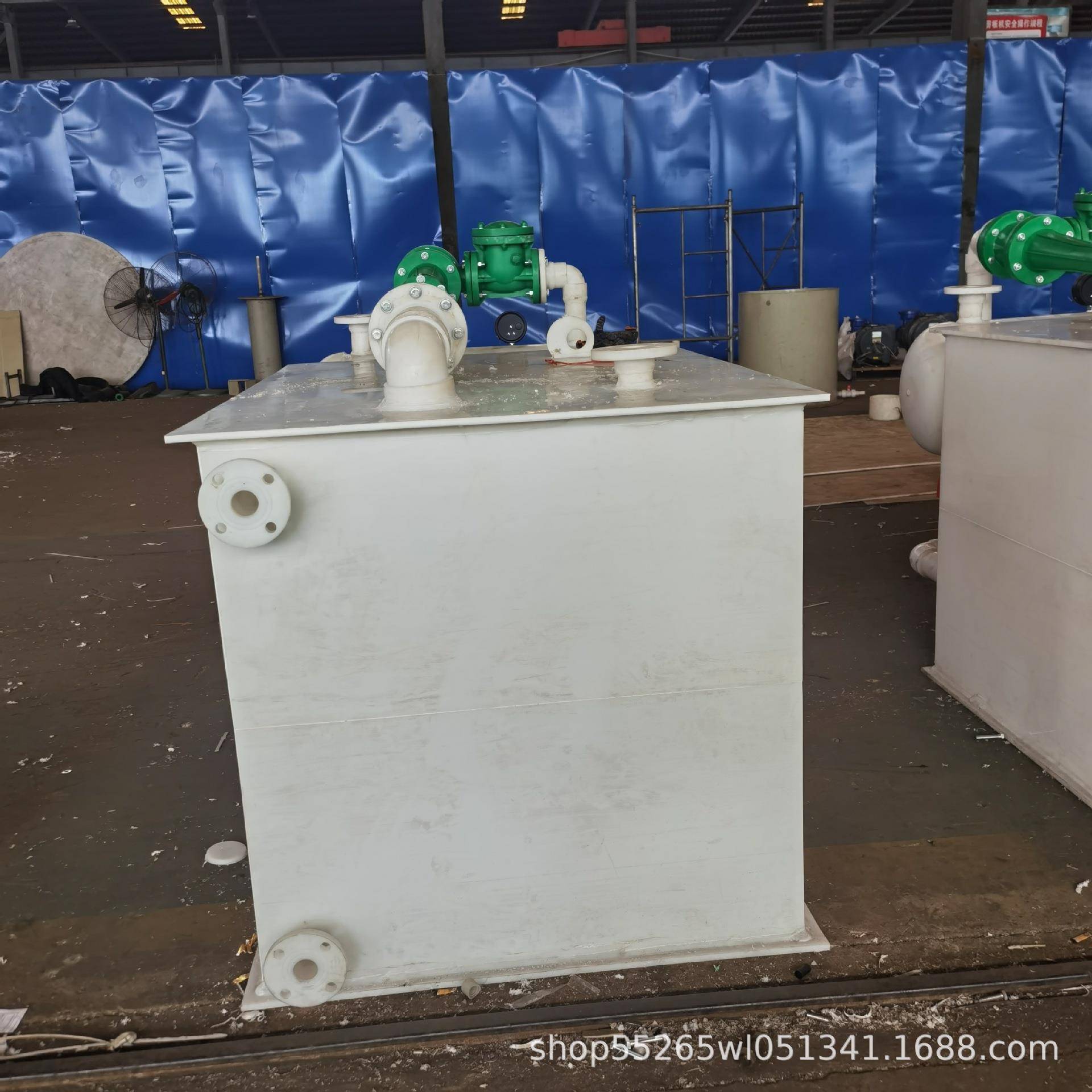 聚丙烯立式pp水喷射真空泵卧式PP真空机组280型水箱盘管冷却