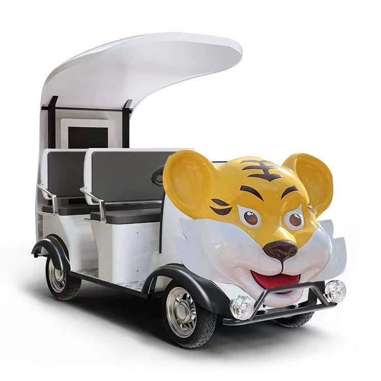 景区卡通老虎观光车扫码车公园观光车4座观光车代步车景区游览车,搬运/仓储/物流设备,其他起重搬运设备,淘宝优惠券,粉丝福利购,淘宝优惠卷