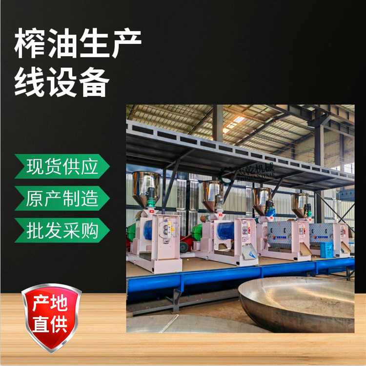 核桃油精炼设备 低温加工山茶油生产线 志乾压榨胡麻油成套设备