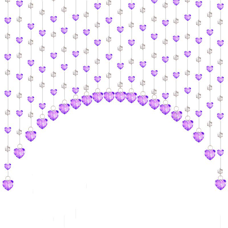 免打孔珠帘水晶帘子厨房客厅家用鞋柜玄关屏风软隔断垂链帘子过道