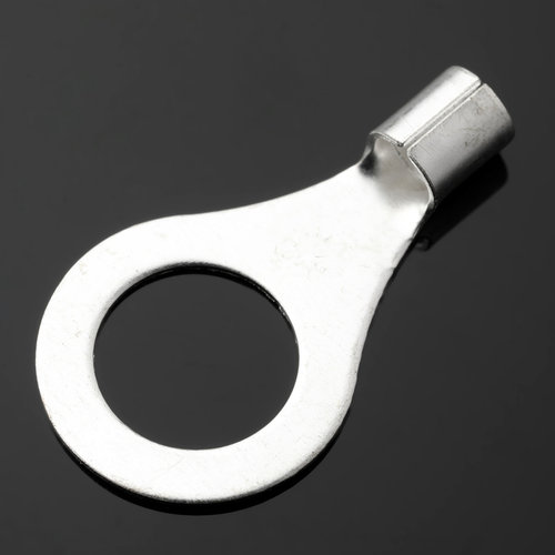 黄铜镀银OT冷压接线端子OT6-12 圆F型裸端头  铜鼻子 1000只