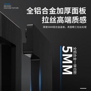 电视柜穿线盒极窄隐藏盖板写字台桌面穿线孔装饰盖长方形毛刷盖板