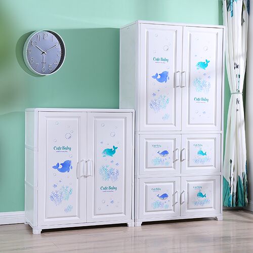 衣柜现代简约家m用卧室铝合金衣柜双开门经济型出租房