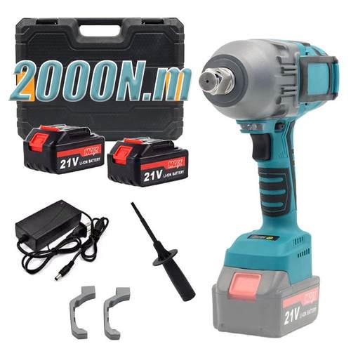 2000大扭力锂电冲击扳手架子工电动扳手工业级充电螺丝起子21V