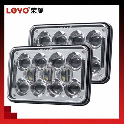 适用于卡车越野车5英寸4X6LED卡车大灯60WLED汽车前大灯