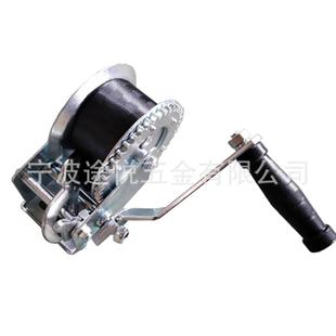 供应1000LBS拖车绞盘带6米黑色织带游艇织带手动绞盘