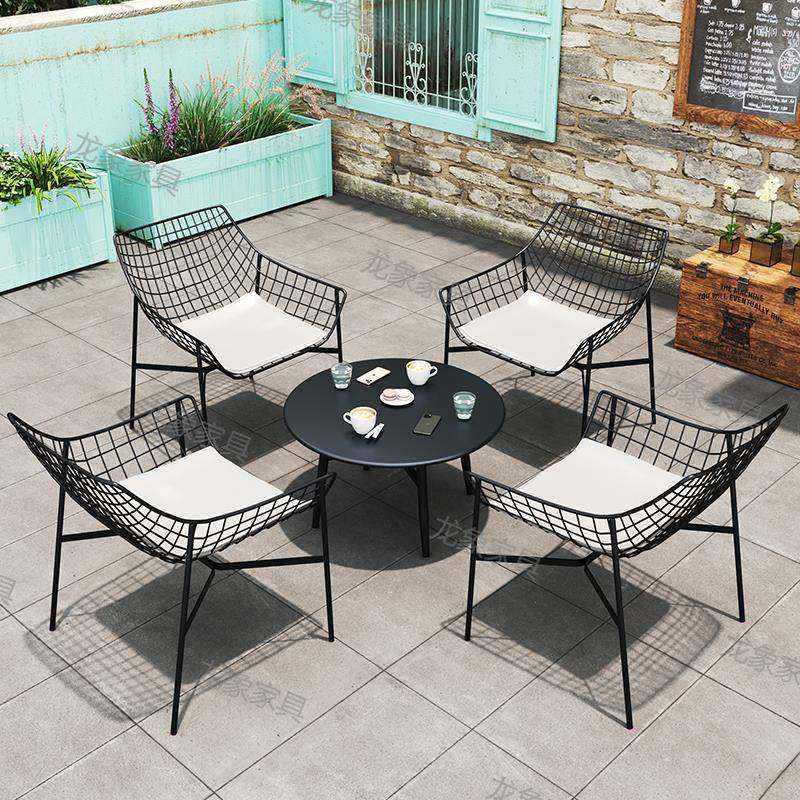 户外桌椅庭院室外露天休闲桌椅伞组合花园林售楼部阳台铁艺不锈钢,金属材料及制品,金属加工件/五金加工件,淘宝优惠券,粉丝福利购,淘宝优惠卷