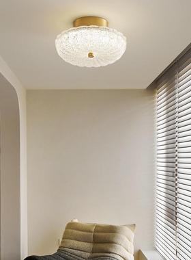 全光谱过道吸顶灯意式简约全铜轻奢玄关走廊2024新款广东中山灯具