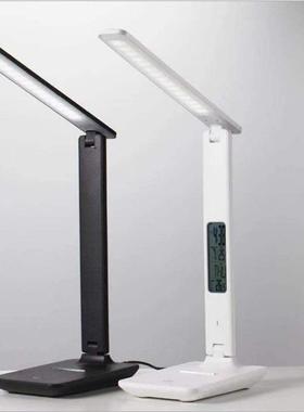 LED无线充电折叠学习led调光调色学生定时阅读台灯国AA照度护眼