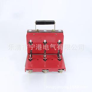 宁港现货供应双投隔离开关HS11F-600 38板后刀开关