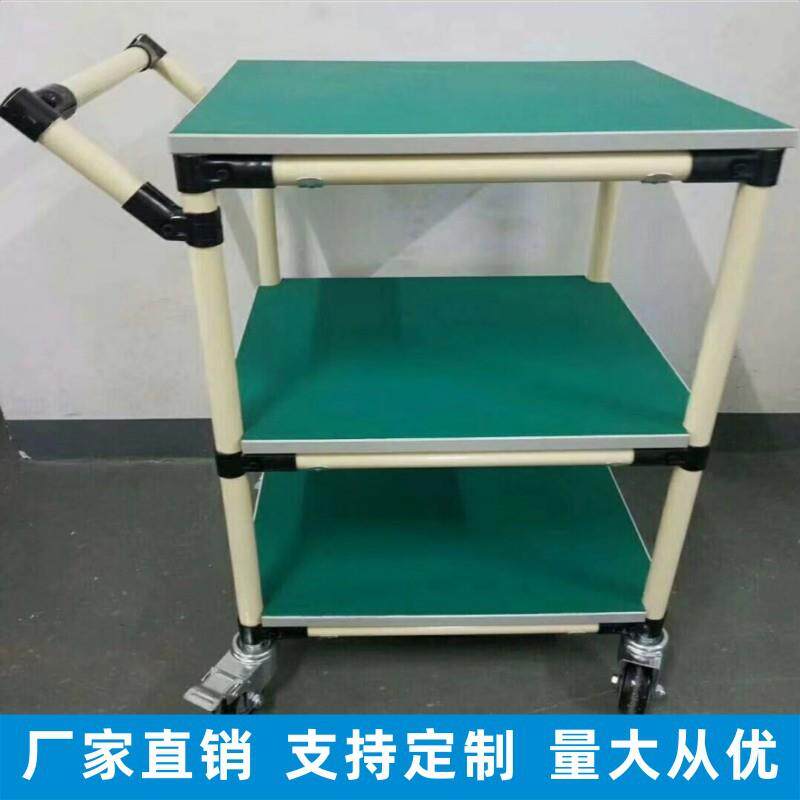 工厂车间仓储线棒货架 精益管线棒物料货架 分拣输送精益管推车