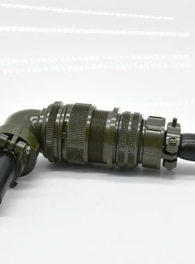 5015系列航空插头MS3108A28-11P连机器22芯弯头转直头