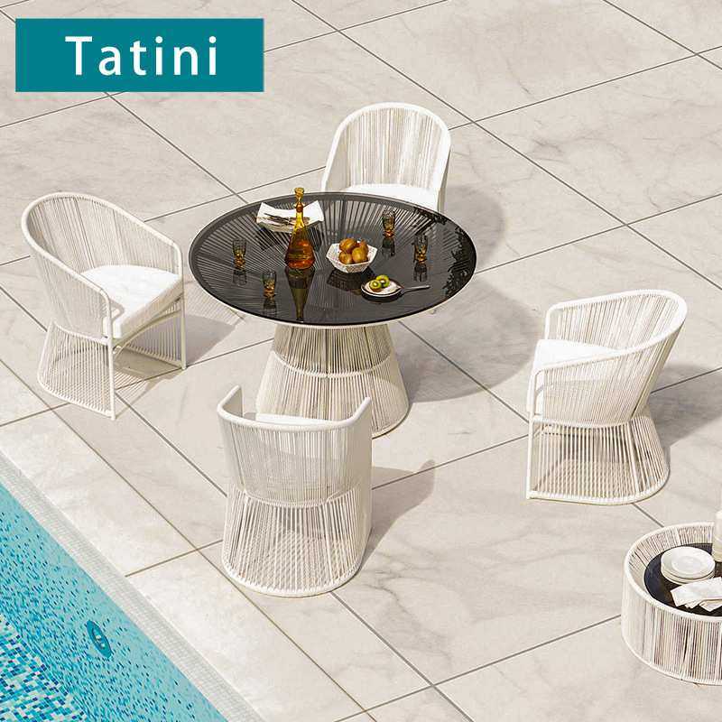 户外桌椅庭院阳台防晒防水休闲露天室外藤编椅花园北欧餐桌椅组合,模玩/动漫/周边/娃圈三坑/桌游,模型制作工具/辅料耗材,淘宝优惠券,粉丝福利购,淘宝优惠卷