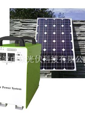 移动式光伏发电系统 太阳能发电家用 500W输出 85AH
