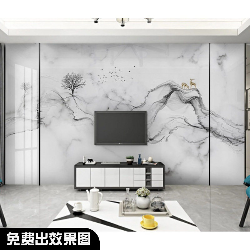 立体平面客厅电视背景墙纸壁画大型壁画背景墙沙发壁纸墙面装饰