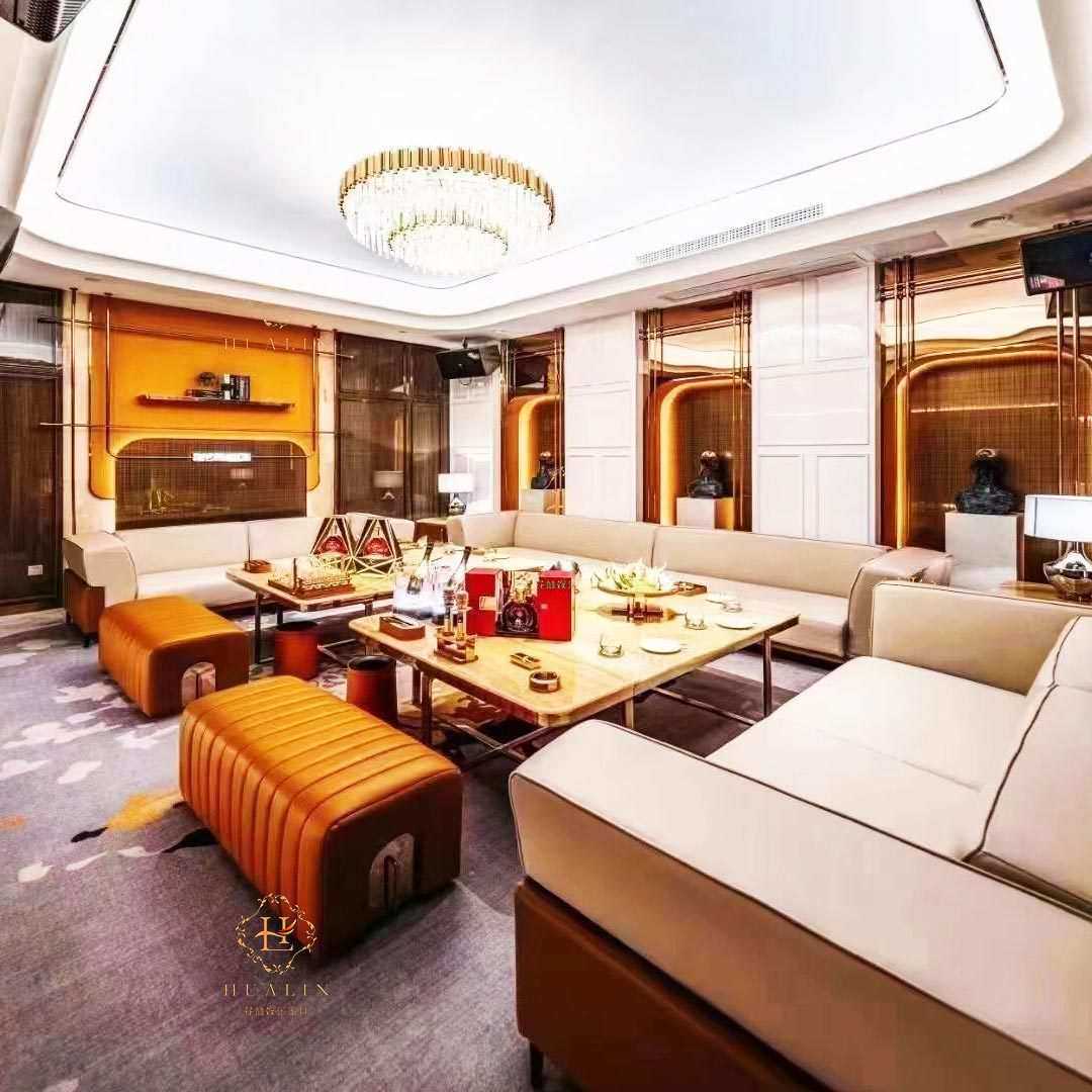 高端ktv酒吧UL型沙发包厢清吧茶几夜总会音乐厅家庭转角歌房卡座